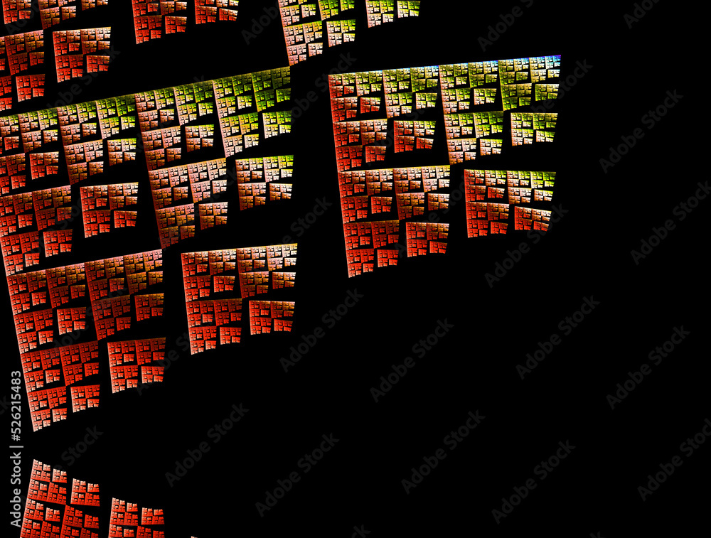 Obraz premium Imaginatory fractal abstract background Image