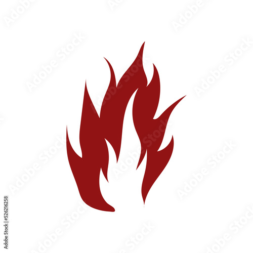 fire hot energy danger isolated smoke  © icon