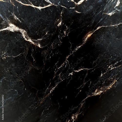 Black Marble Texture - High Resol;ution AI Generated Marble Texure - Rock Granite Stone photo