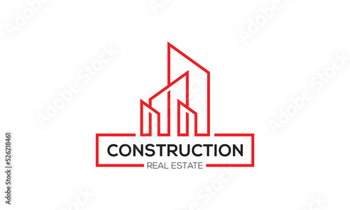 Real Estate Logo Concept sign icon symbol Design. House, Realtor, Mortgage Logotype. Vector illustration template