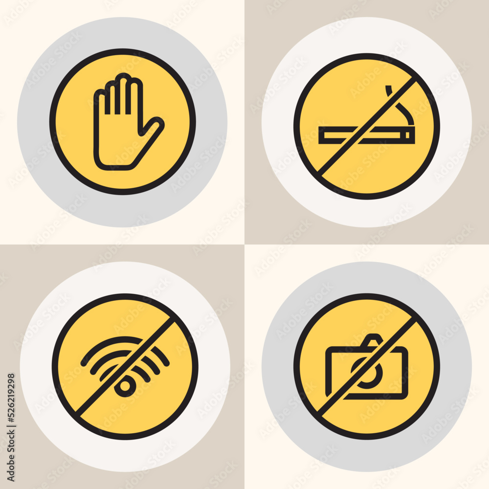 set of icons set of icons