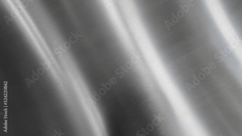 Metal stainless steel texture background with reflection light. 