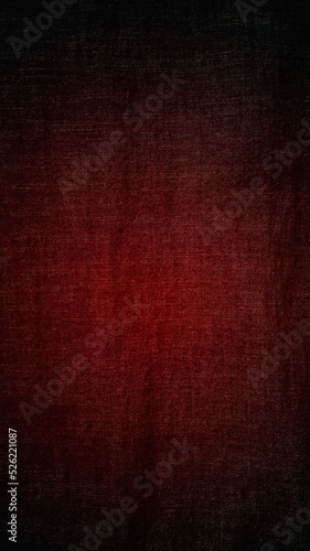 red cloth with black gradient texture.