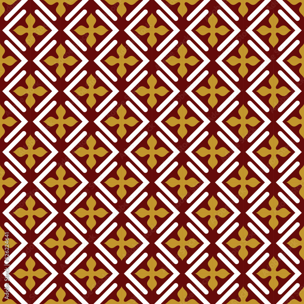 Floor tile seamless pattern, Geometric Seamless Pattern, Background Vintage