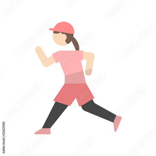 女性　ランニング