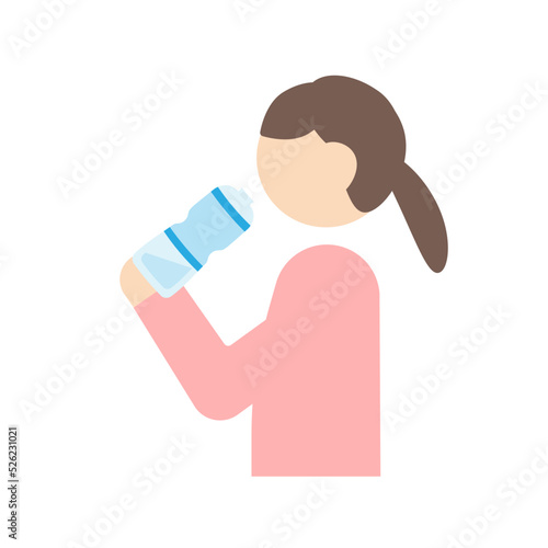 女性　水分補給