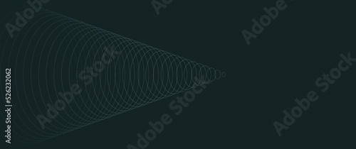 Soundwave illustration, ultrasonic wave vector illustration, can be used for background, science illustration, wallpaper, desktop background.