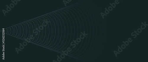 Soundwave illustration, ultrasonic wave vector illustration, can be used for background, science illustration, wallpaper, desktop background.