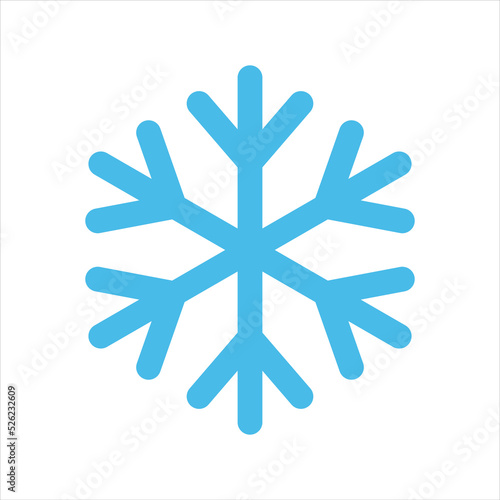 snowflake icon icon vector illustration isolated on white background