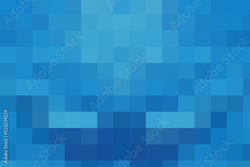 Blue digital mosaic texture background