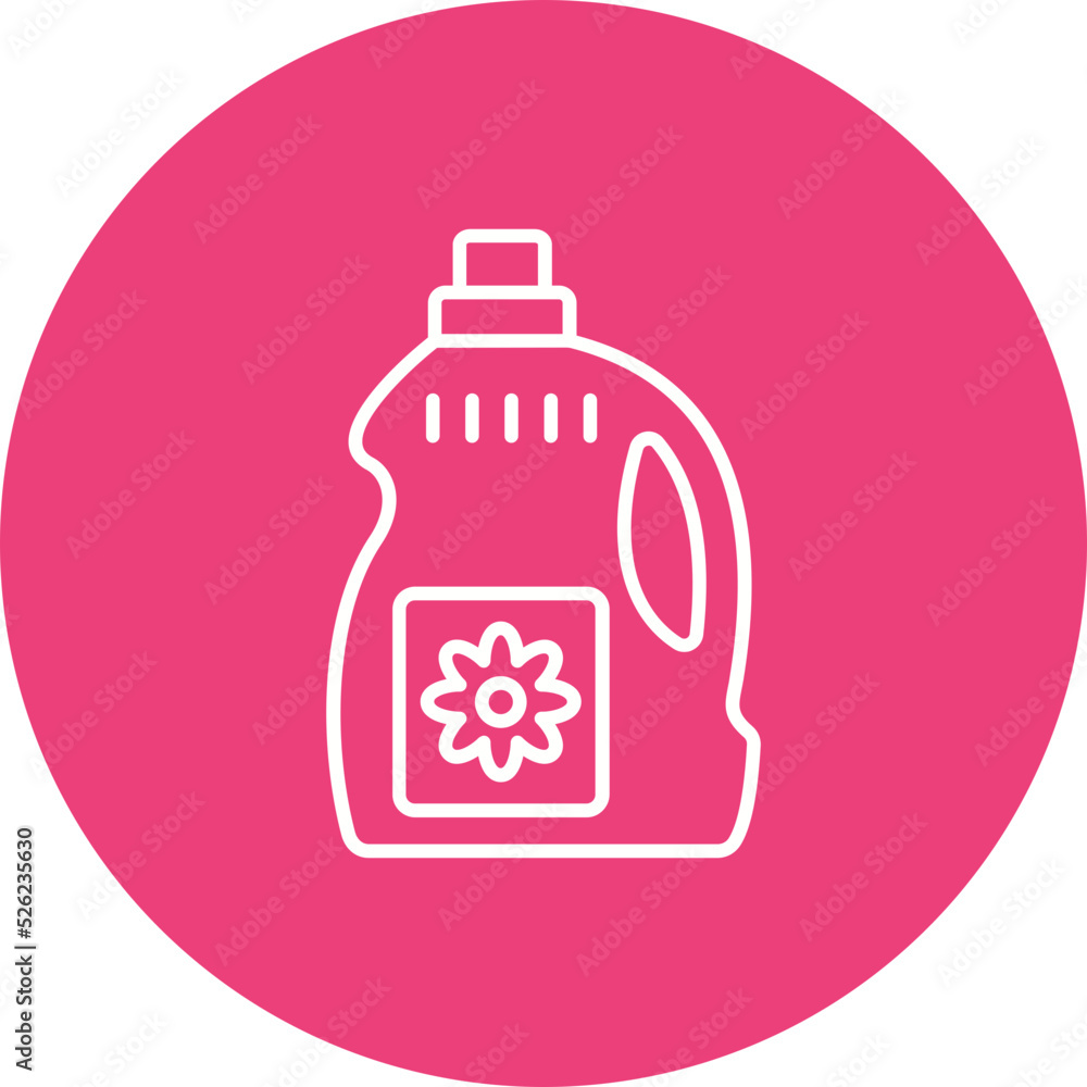 Detergent Multicolor Line Icon Detergent Multicolor Line Icon