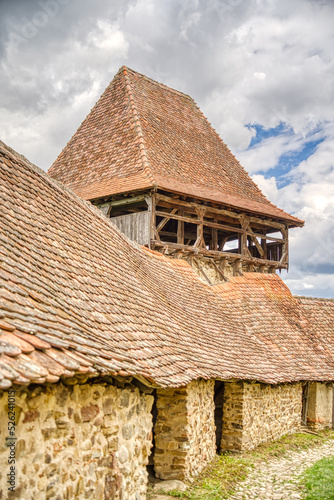 Viscri fortified church, Romania photo