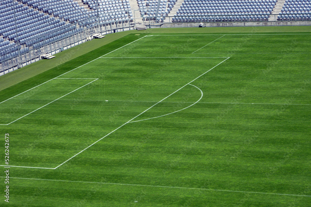 Fototapeta premium Fußballfeld Allianz Arena München