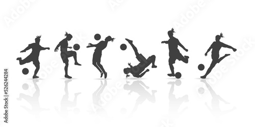 football style collection  silhouette design  vector illustration