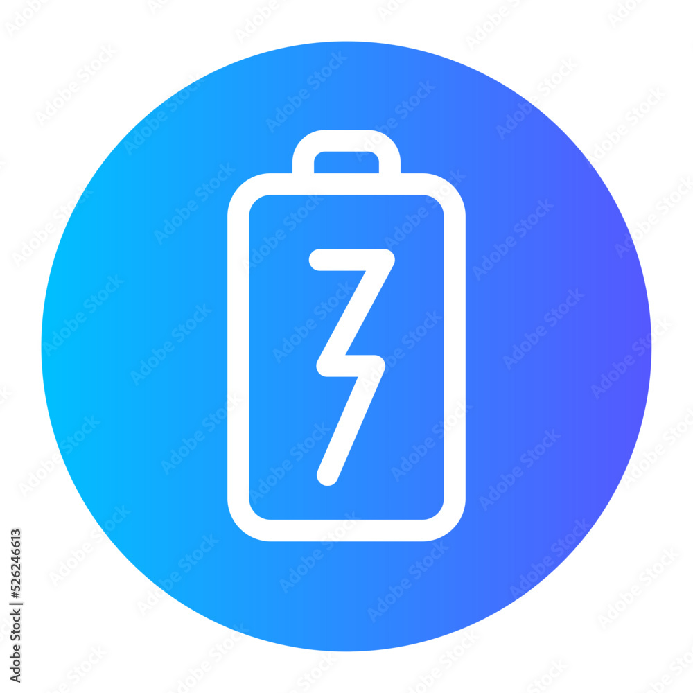 battery gradient icon battery gradient icon