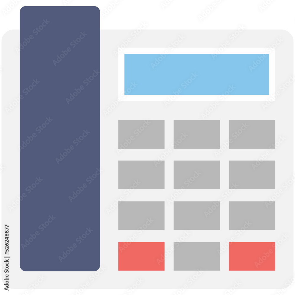 Landline Vector Icon Landline Vector Icon
