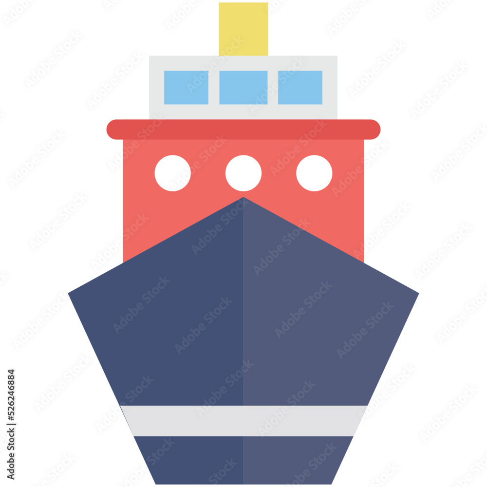 Cargo Ship Vector Icon Cargo Ship Vector Icon