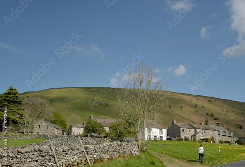 Village of Buckden in Wharfedale, Yorkshire Dales photo