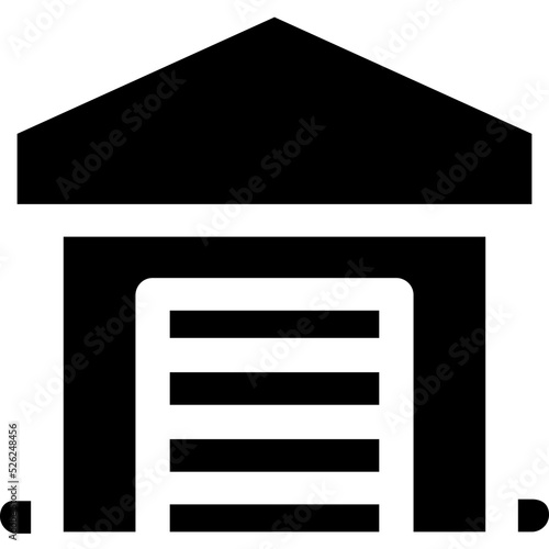 Warehouse Vector Icon