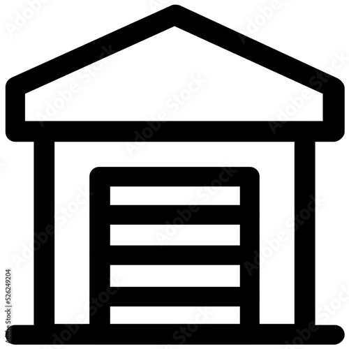 Warehouse Vector Icon