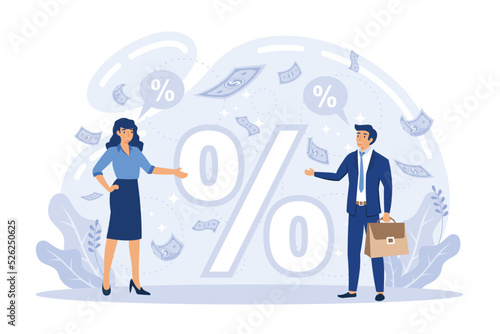 Dividend income and financial profitability. Return on investment chart, budget fund plan, revenue increase, accounting report,