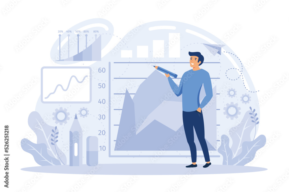 Manipulating market and control stocks with master power. Trading hamsters and sharks metaphor set. Fake data for business valuation flat vector modern illustration Manipulating market and control stocks with master power. Trading hamsters and sharks metaphor set. Fake data for business valuation flat vector modern illustration