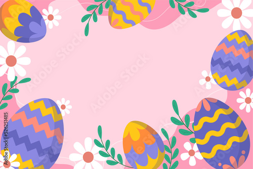Happy Easter Background Set