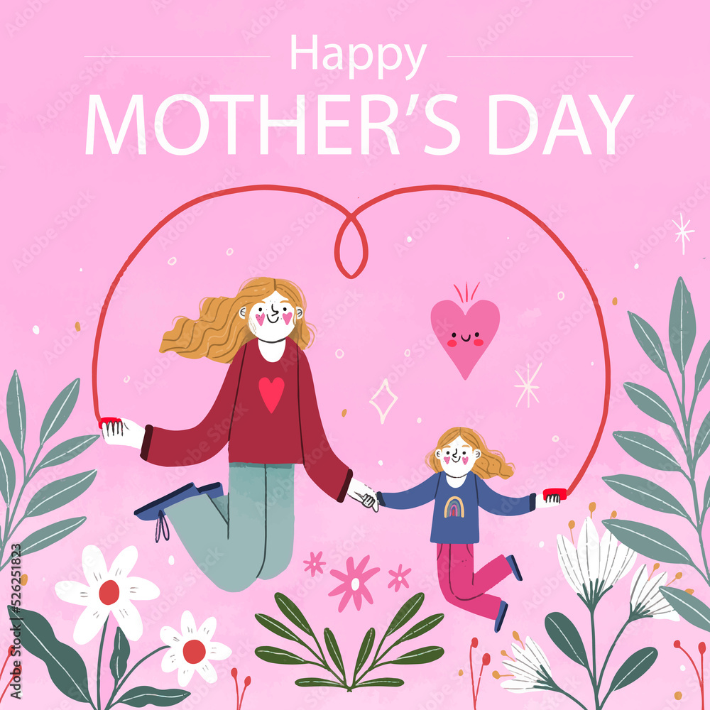 Mothers Day Background Design Mothers Day Background Design