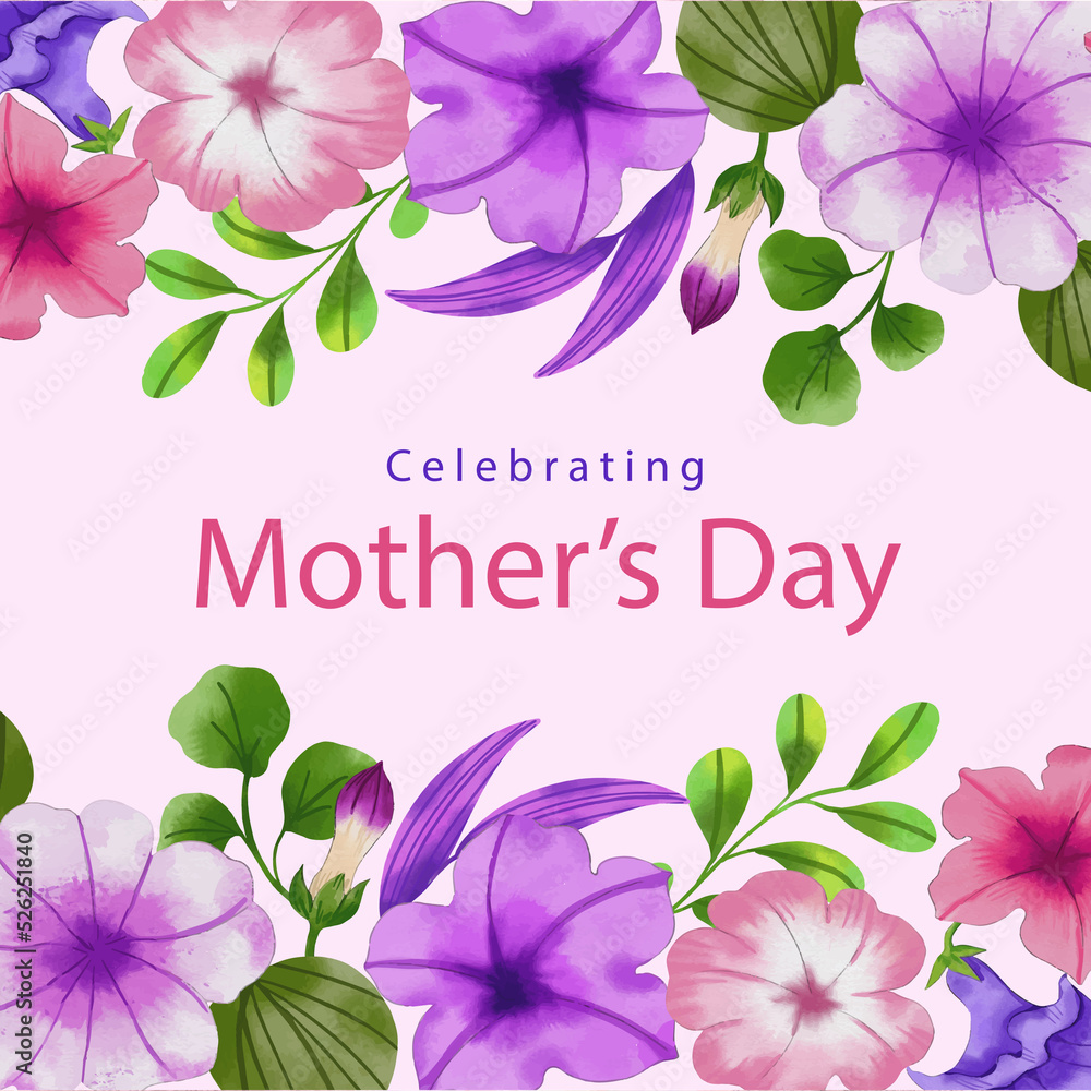 Mothers Day Background Design Mothers Day Background Design