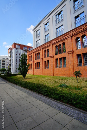 Mix of old and modern architecture - A typical housing estate, fenced and guarded