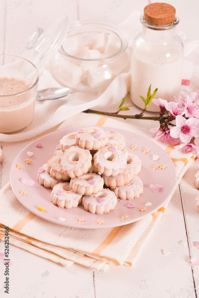 Canestrelli biscuits. Canestrelli biscuits.