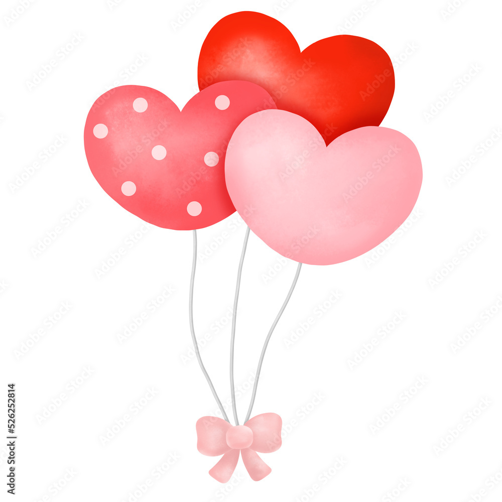 Balloon Valentine's day Clipart, Love