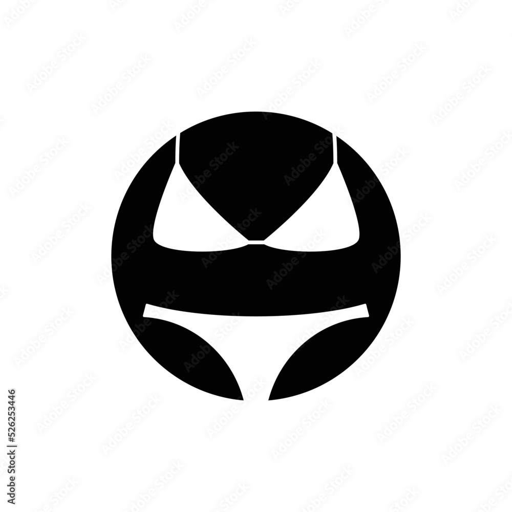 bikini logo icon vektor temlpate bikini logo icon vektor temlpate
