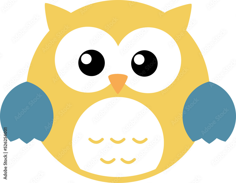 Owl  cartoon character.