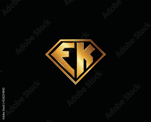 FK diamond shape gold color logo design Free Download FK diamond shape gold color logo design - GFXLoad
