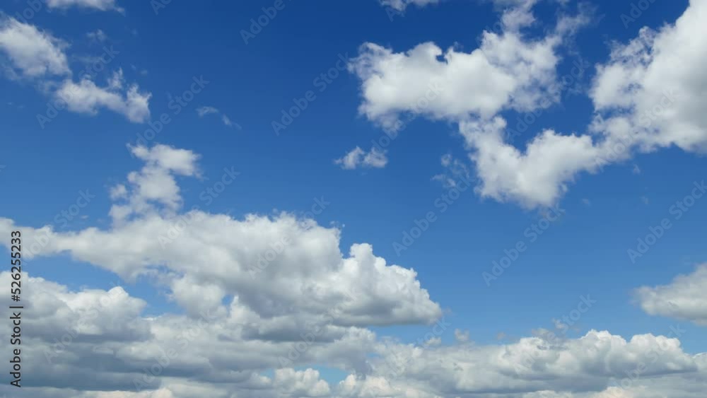 timelapse of beautiful blue sky with clouds on bright sunny day for abstract background timelapse of beautiful blue sky with clouds on bright sunny day for abstract background
