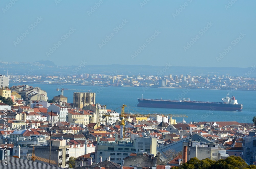 Lisbon city perspective