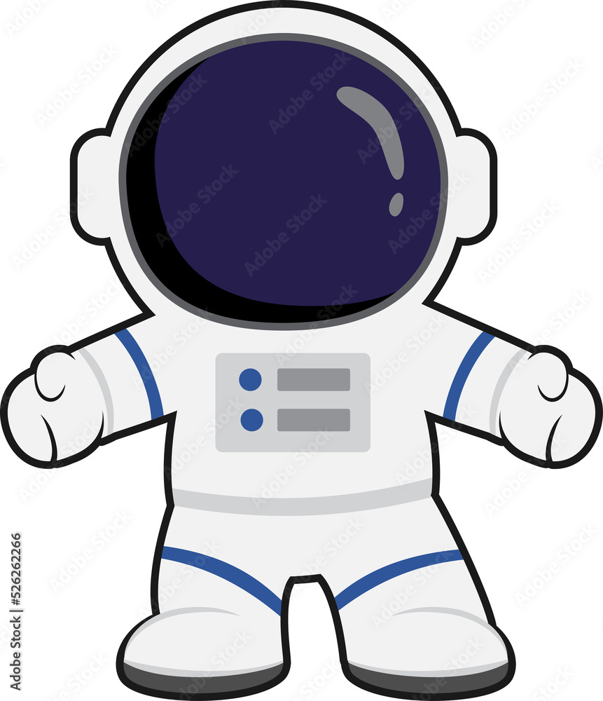 Astronaut Spaceman Character Vector Illustration. Astronaut Spaceman Character Vector Illustration.