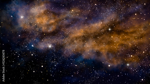 Cosmic space nebula background.
