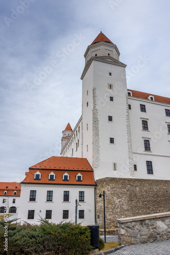 The white castle of Bratislava, Slovakia
