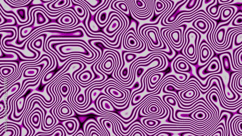 Abstract animation of multi-colored waves that smoothly shimmer with each other. Psychedelic hypnotizing drawing Abstract animation of multi-colored waves that smoothly shimmer with each other. Psychedelic hypnotizing drawing