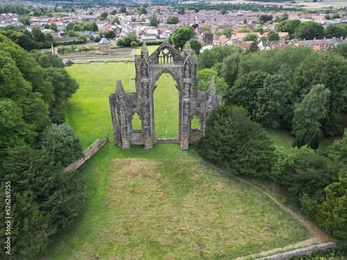 Gisborough Priory, ruined Augustinian priory  Guisborough, North Yorkshire 