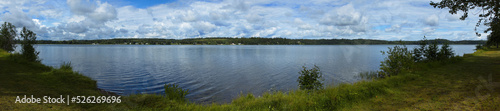 Panoramic view of Ten Mile Lake in British Columbia,Canada,North America 
