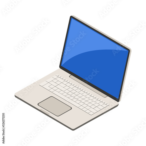 Laptop Isometric Illustration