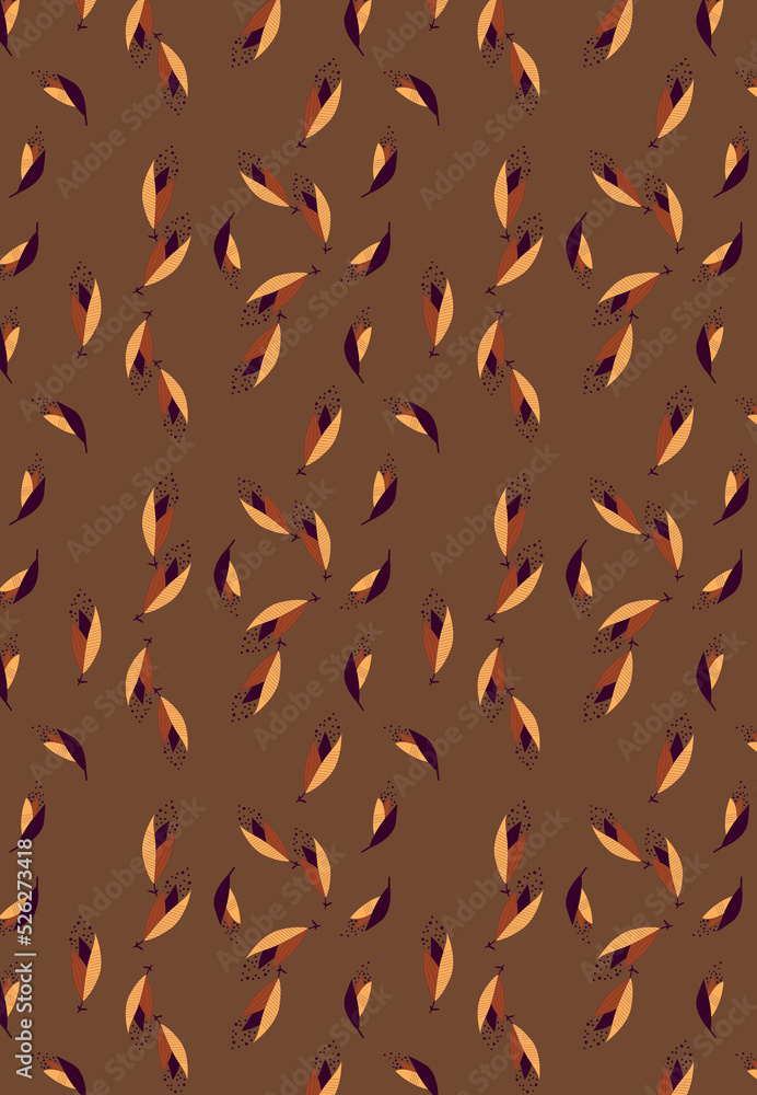 Disegno foglie patter modulare, foglie geometrico. Disegno foglie patter modulare, foglie geometrico.