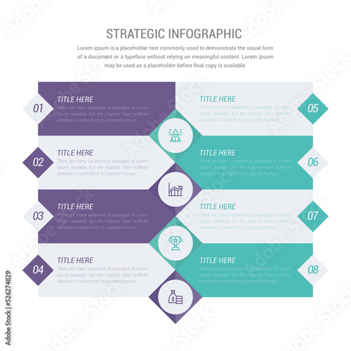Business Strategic Infographic Design Illustration