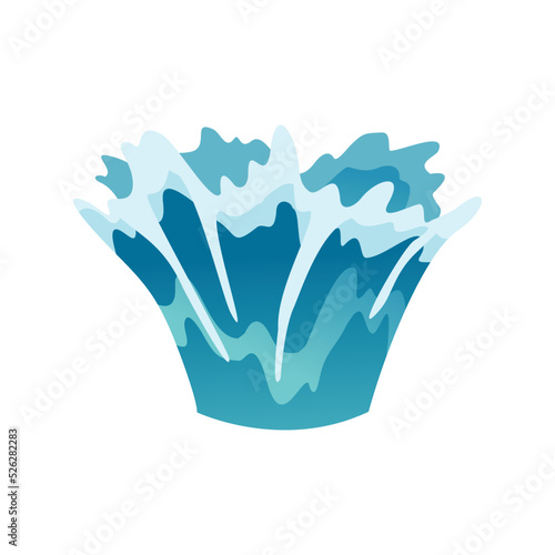 Water splash animation. Dripping water special effect. Fx sheet. Clear water drop burst for flash animation in games and video. Cartoon frame