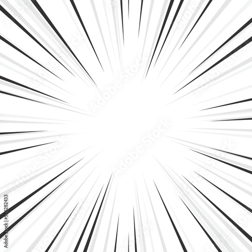 White explosion lines background