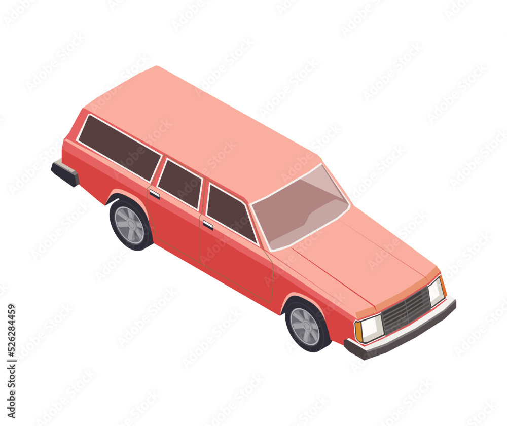 Car Isometric Illustration Car Isometric Illustration