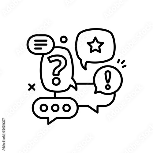 Wallpaper Mural Conversation icon in vector. Logotype Torontodigital.ca